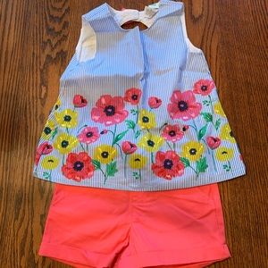 Flowery top and shorts set 🌸